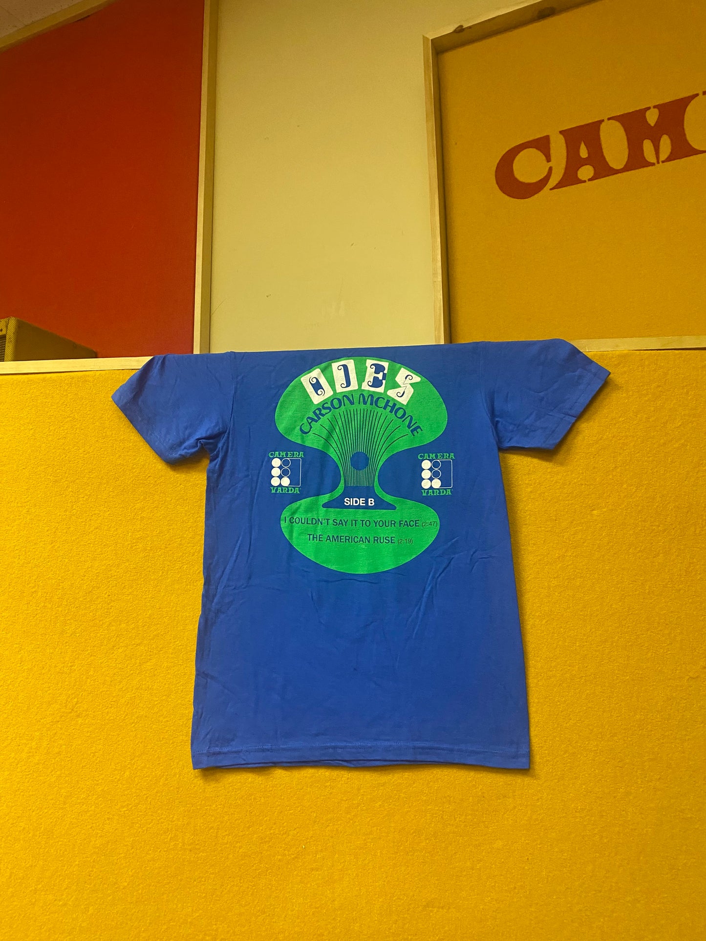 NEW! "ODES" T shirt, double sided, 2 color print