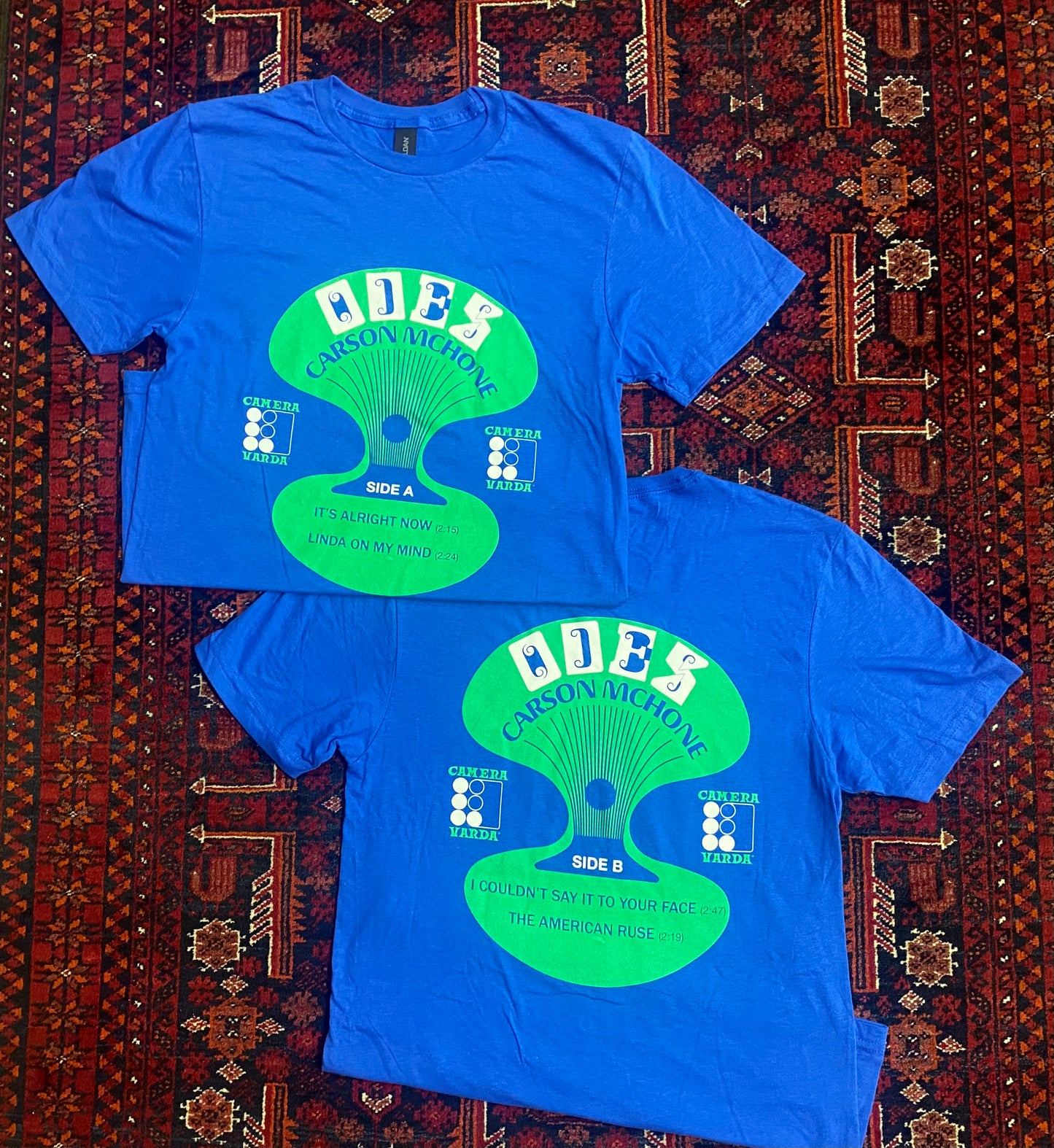 NEW! "ODES" T shirt, double sided, 2 color print